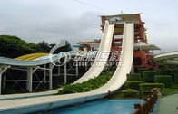 High speed Fiberglass Body Water Slide for Commercial Spray Park Equipment , Customized