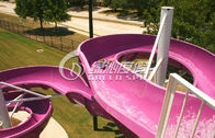 Open Spiral Slide Water Park Equipment