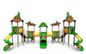 ODM Outdoor Playground Equipment Plastic Playhouse With Slides