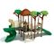 OEM Outdoor Playgroud Large Plastic Tree Playhouse With Spiral Slide Set