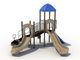 OEM Outdoor Water Playground Plastic Slide Playhouse For Kids Play