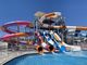 Residential Pool Fiberglass Water Slide  Outdoor Kids Playground Equipment