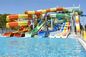 ODM Water Theme Park Playground Design Small Pool Games Fiberglass Slide for Sale