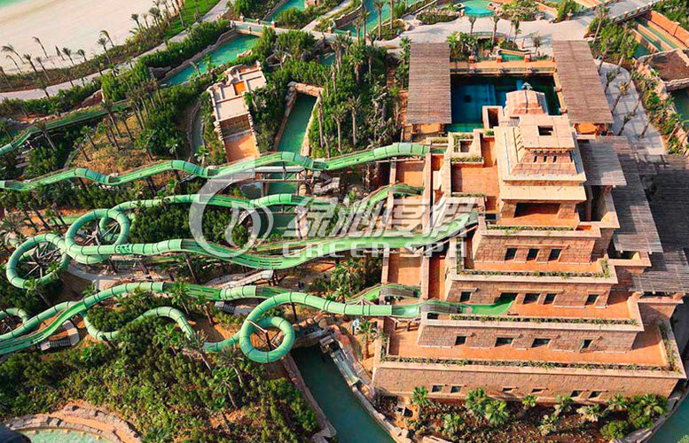 Vintage Backyard Roller Coaster : Kids and Adults Green Water Roller Coaster Fiberglass Water Slides Vintage Backyard Roller Coaster : Kids and Adults Green Water Roller Coaster Fiberglass Water Slides