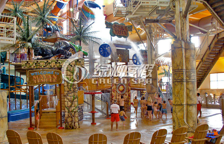 Indoor Aqua Playground Commercial Safe Fiberglass Water Playground