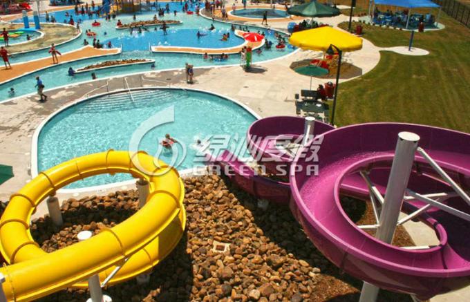 Outdoor Children Fiberglass Water Pool High Speed Body Slides Equipment