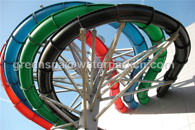 Family Members Big Amusement Water Park Equipments Durable Customised Color