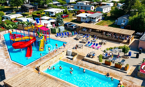 Children's slide project at Eurocamp-Spreewaldtor in Germany