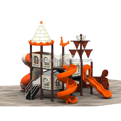 2023 Hot Sale Corsair Style Kids Park Equipment Custom Outdoor Playground Plastic Slide for Children