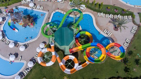 Amusement Theme Park Rides Big Play Equipment Above Ground Pool Slide Kids