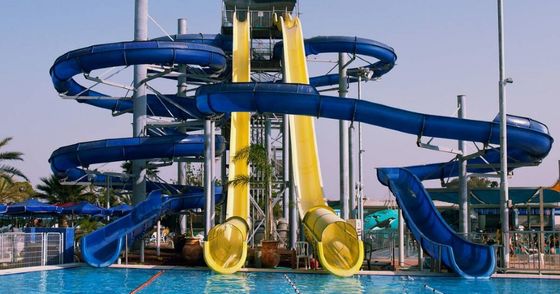 OEM Adults Fiberglass Big Water Slides for Commercial Water Amusement Park