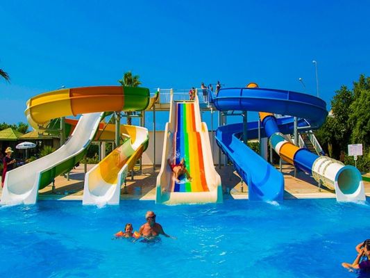 OEM Aqua Park Outdoor Water Playground Fiberglass Water Slide for Sale