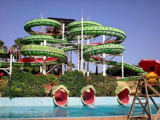 Children Aqua Water Park Slide Private Pool Fiberglass Slide Rides