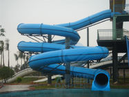 Water Park Inner Tube Water Slide Fiberglass Enclosed Spiral Water Slides