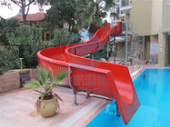 Customized Big Curve Water Slide Complex Spiral Pool Slide For Adults Kids