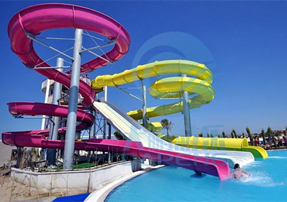 Good price Customized Color Water Park Slide with After Sale Service for One Year online