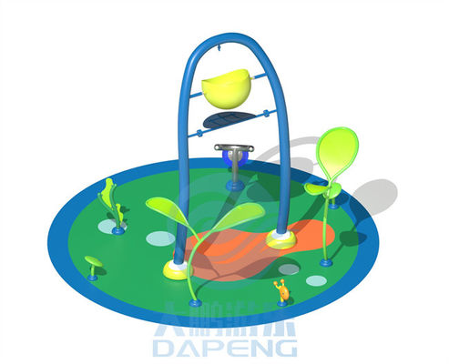 Good price 50 ㎡ Children Aqua Park Design With Water Splash Pad, Spray Park With EPDM Floor online
