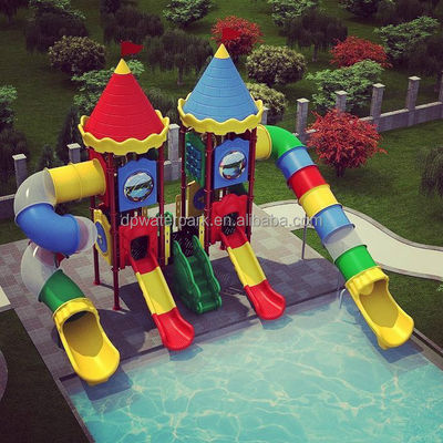Good price China Children Park Playground Equipment Kindergarten Aqua Park Water Games Pool Outdoor Playground Plastic Slide online