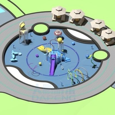 Good price New Design Water Games Splash Pad Playground Outdoor Small Aqua Park Equipment Modern for Children online