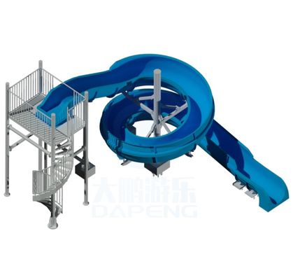 Good price Amusement Children Park Toys Fiberglass Backyard Pool Water Slide online