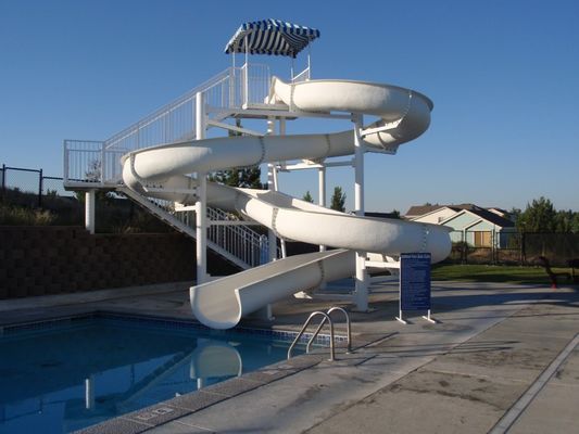 Good price Private Swimming Pool Toys Fiberglass Slide Water Amusement Park Games Rides Indoor Playground Kids online