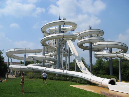 Good price Swimming Pool Outdoor Toys Water Plays Adult Slide Tube Park Playground Games For Kids online