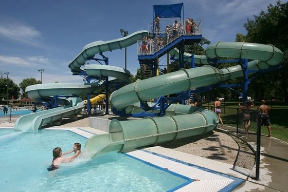 Good price Aqua Water Play Kids Tube Slide Set Fiberglass Park Toys Equipment For Pool online