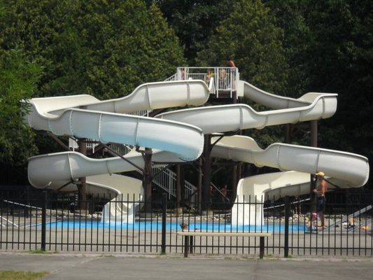 Good price Amusement Kid Water Park Equipment Children Playing Slides Set online