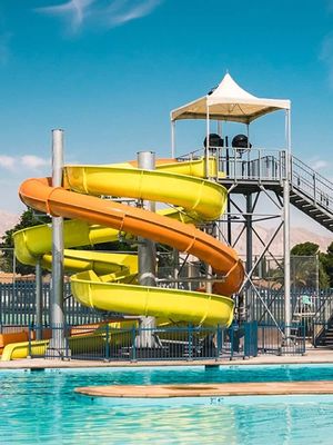 Good price Park Amusement Water Fun Sports Equipment Outdoor Pool With Spiral Tube Playground Slide online