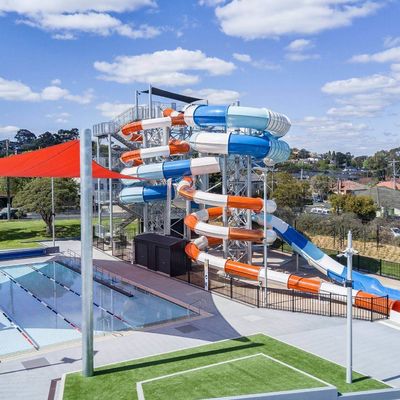 Good price Water Park Ride Big Play And Slides Fiberglass Tube Swimming Accessories Pool For Kids online