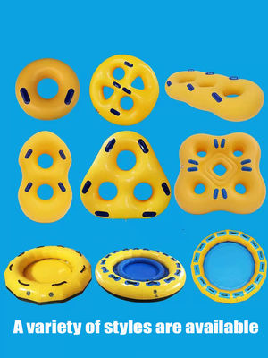 Good price Aqua Theme Park Slide Swim Ring Inflatable With Handle For Water Game Play online