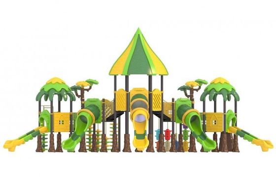 Good price ODM Outdoor Playground Equipment Plastic Playhouse With Slides online