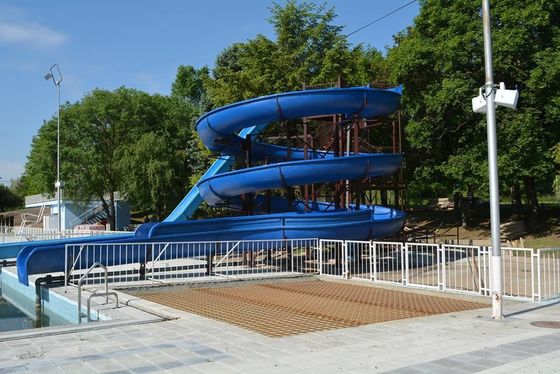 Good price OEM Outdoor Water Park Game Toy Swimming Pool Slide Fiberglass For Kid online