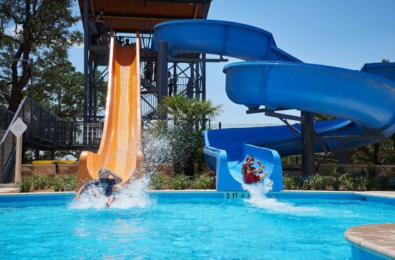 Good price OEM Water Amusement Park Children Swimming Equipment Fiberglass Slide online
