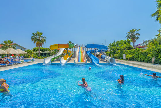 Good price OEM Aqua Park Swimming Accessories Fiberglass Water Slide for Kids online