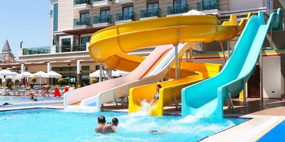 Good price OEM Outdoor Games Park Water Rides Backyard Slide for Children Play online