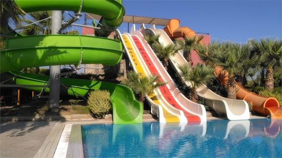 Good price 10mm Thickness Fiberglass Water Park Slide For Kids Play online