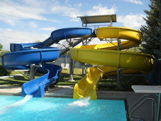 Good price OEM Amuse Park Amusement Ride Water Fiberglass Slide Kid for Outdoor Pool online