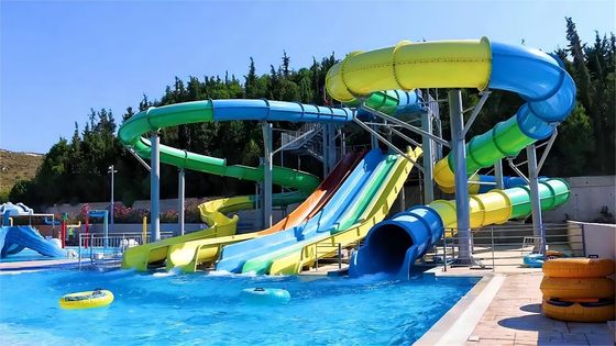 Good price ODM Outdoor Water Attract Park Pool Accessories Fiberglass Slide for Adults online
