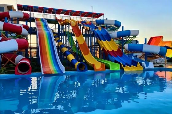 Good price Swim Accessories Water Park Slide  Kids Tube Slides 5m Height online