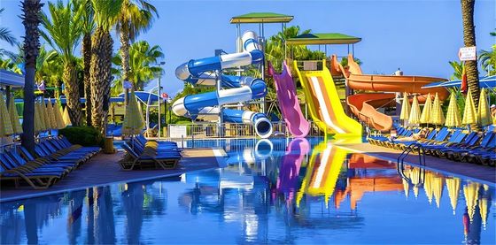 Good price Swimming Pool Fiberglass Water Slide for Adults Customized Color online