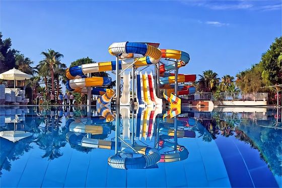 Good price Durable Fiberglass Swimming Pool Slide Outdoor Water Theme Park Amusement Games Play Equuipment online
