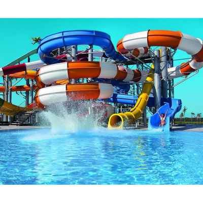 Good price Kids Bing Fibreglass Pool Water Slide Amusement Park Rides online