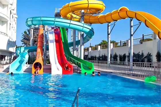 Good price 18.5 Kw Water Park Slide Play Amusement Rides Fiberglass Slide Outdoor For Kids online
