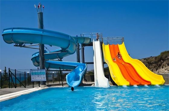 Good price OEM Aquatic Children Amuse Park Playground Playhouse Fiberglass Water Slide for Kids online