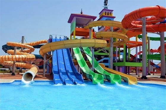 Good price 18.5Kw 3m Width Water Park Slide Amusement Theme Park Facilities Games online