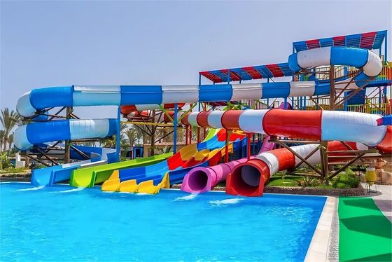 Good price Fiberglass Outdoor Water Park Slide Children Play Equipment online