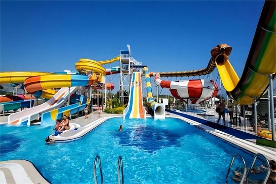 Good price OEM Kids Outside Amusement Swimming Pool Ride Fiberglass Water Slide online