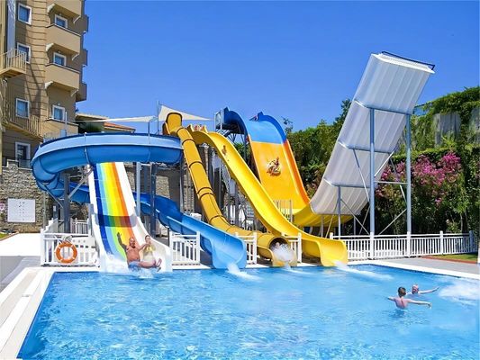 Good price Aqua Park Water Play Amusement Splash Equipment Fiberglass Water Slide online