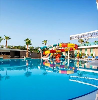 Good price Outdoor Aqua Water Children Park Design Swimming Pool Kids Fiberglass Slides online